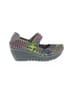 St. John's Bay Purple Wedges Size 7 1/2 - photo 1