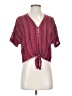 Rails Burgundy Short Sleeve Blouse Size XS - photo 1