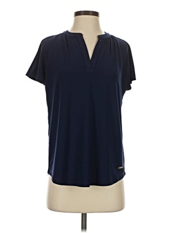 Jones New York Signature Short Sleeve Blouse (view 1)