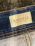 Angels Solid Blue Jeans Size 33 waist - photo 4