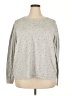 LC Lauren Conrad Polka Dots Gray Pullover Sweater Size 2X - photo 1
