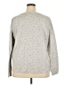 LC Lauren Conrad Polka Dots Gray Pullover Sweater Size 2X - photo 2