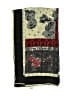 Assorted Brands 100% Silk Black Red Silk Scarf One size - photo 2