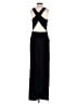 Crystal Sky Solid Black Jumpsuit Size S - photo 2