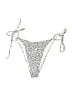 Unbranded Animal Print Silver Swimsuit Bottoms Size L - photo 1