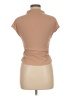 Shein Tan Short Sleeve Top Size 6 - photo 2
