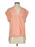 Living Doll 100% Polyester Orange Short Sleeve Blouse Size S - photo 1