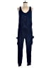 Gap 100% Rayon Solid Blue Jumpsuit Size M - photo 1