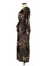 Topshop 100% Polyester Black Casual Dress Size 6 - photo 5