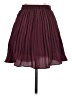 Unbranded 100% Polyester Solid Burgundy Casual Skirt Size S - photo 2