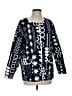 Unbranded 100% Polyester Blue Black Cardigan Size S - photo 1