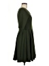 Coco Love Solid Green Casual Dress Size M - photo 4