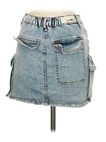 LOVEGEN Denim Skirt (view 2)