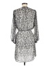 Veronica M. 100% Polyester Animal Print Gray Casual Dress Size M - photo 2