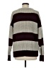 Charlotte Russe Stripes Burgundy Pullover Sweater Size M - photo 2