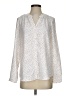 dalia Polka Dots Ivory Long Sleeve Blouse Size S - photo 1