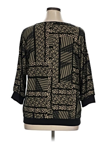 Liz & Co. 3/4 Sleeve Blouse (view 2)