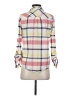 Joie Plaid Pink 3/4 Sleeve Button-Down Shirt Size XS - photo 2