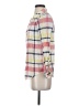 Joie Plaid Pink 3/4 Sleeve Button-Down Shirt Size XS - photo 5