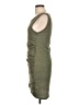 Leith Solid Green Casual Dress Size L - photo 5