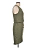 Leith Solid Green Casual Dress Size L - photo 4