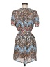 Aqua 100% Polyester Paisley Blue Casual Dress Size M - photo 2
