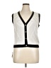 OGL Ivory Sleeveless Button-Down Shirt Size XL - photo 1