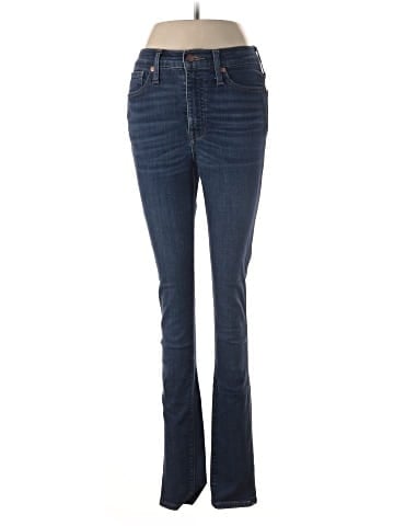 Madewell Tall 10" High-Rise Skinny Jeans in Hayes Wash (view 1)