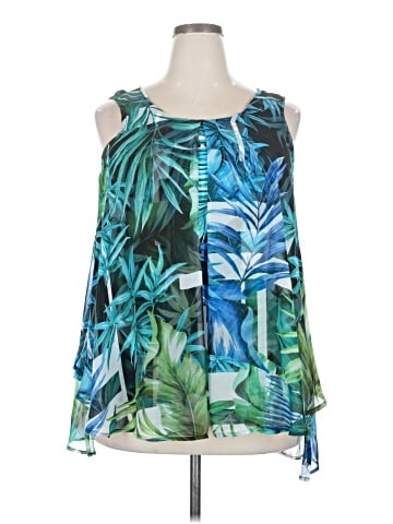 Roz & Ali Sleeveless Blouse (view 1)