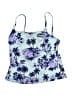 Unbranded Tropical Blue Swimsuit Top Size 10 - photo 1