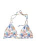 Unbranded Print Blue Swimsuit Top Size L - photo 1