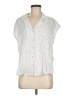 Splendid 100% Viscose Silver Sleeveless Button-Down Shirt Size M - photo 1