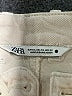 Zara 100% Cotton Solid Ivory Khakis Size XXL - photo 4