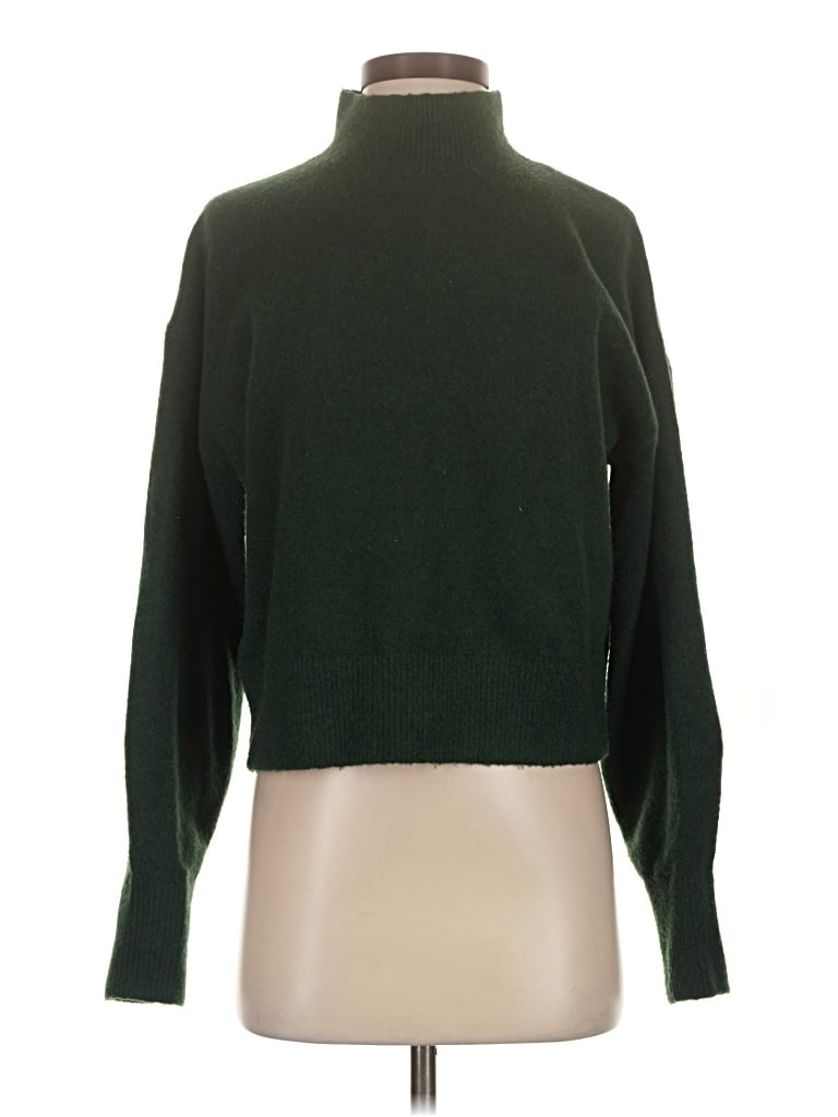 Pre-owned Los Angeles Atelier & Other Stories Turtleneck Sweater In Green