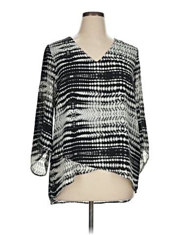 Karen Kane 3/4 Sleeve Blouse (view 1)
