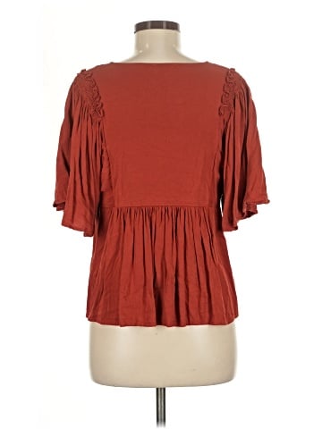 Skies Are Blue Short Sleeve Blouse (view 2)