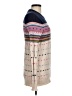 Heyton Print Ivory Wool Pullover Sweater Size M - photo 4