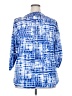 Cathy Daniels Blue 3/4 Sleeve Blouse Size XXL - photo 2