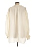 Chloé 100% Silk Ivory Long Sleeve Silk Top Size 46 - photo 2