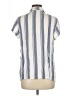 Splendid Stripes Blue Short Sleeve Blouse Size M - photo 2