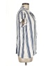 Splendid Stripes Blue Short Sleeve Blouse Size M - photo 4