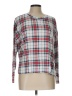 Gap Body Silver Long Sleeve Blouse Size L - photo 1