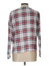 Gap Body Silver Long Sleeve Blouse Size L - photo 2