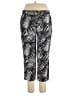 Apt. 9 Print Black Casual Pants Size 12 - photo 1