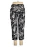 Apt. 9 Print Black Casual Pants Size 12 - photo 2