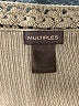 MULTIPLES 100% Cotton Brown Sleeveless Top Size XL - photo 7