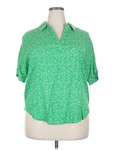 Elizabeth & Nichole Short Sleeve Blouse (view 1)