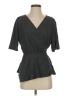 Ann Taylor LOFT Gray Short Sleeve Top Size S - photo 1