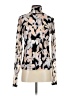 CAbi Animal Print Ivory Long Sleeve Blouse Size XS - photo 1