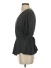 Ann Taylor LOFT Gray Short Sleeve Top Size S - photo 5